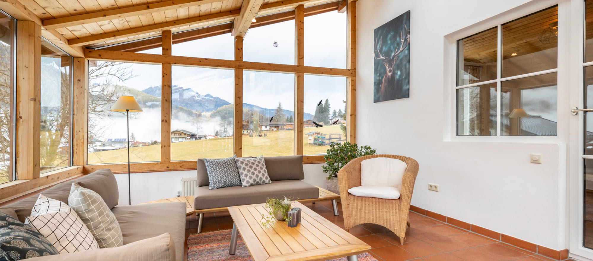 Wintergarten Chalet Sonnrain in St. Martin